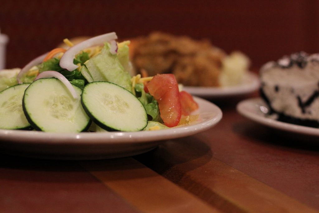 Baked Potato, Soup and Salad Station