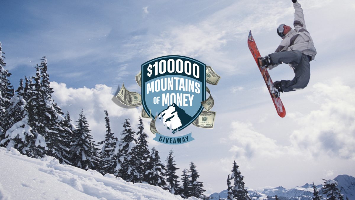 $100,000 Mountains of Money