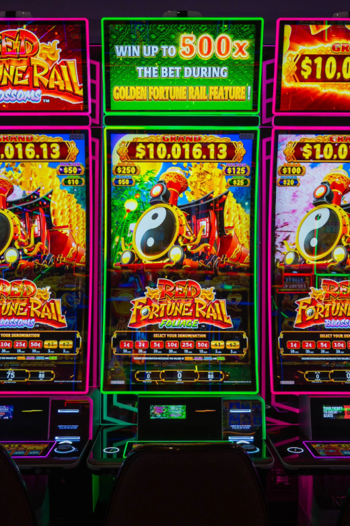 Red Fortune Rail Blossoms and Foliage